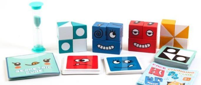 Puzzle Building Cubes