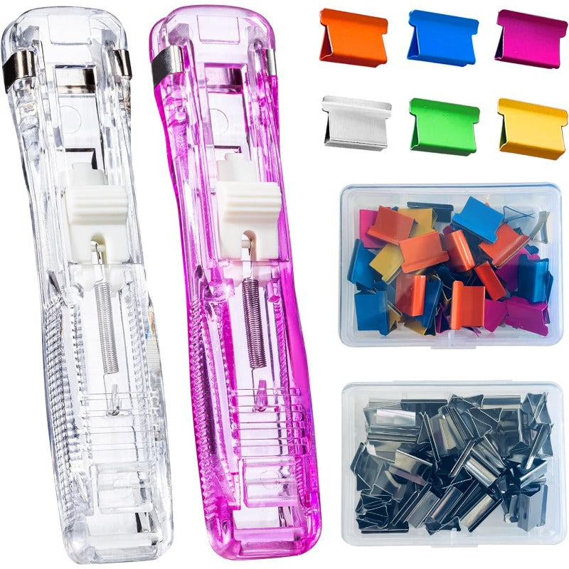Staple-Free Clip Binder Set