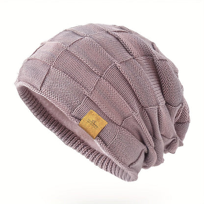 Luxe-Knit Beanie - Soft Mixed-Color Unisex Winter Essential