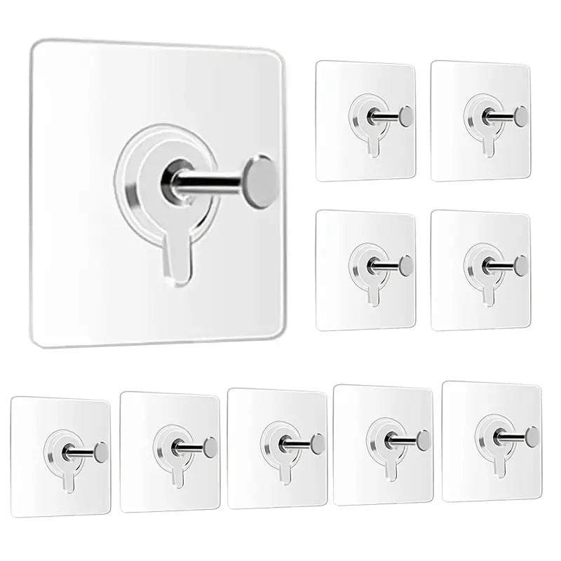 🔥Wall Mount Screw Hooks for Kitchen Bathroom Bedroom Living Room 10 Pcs