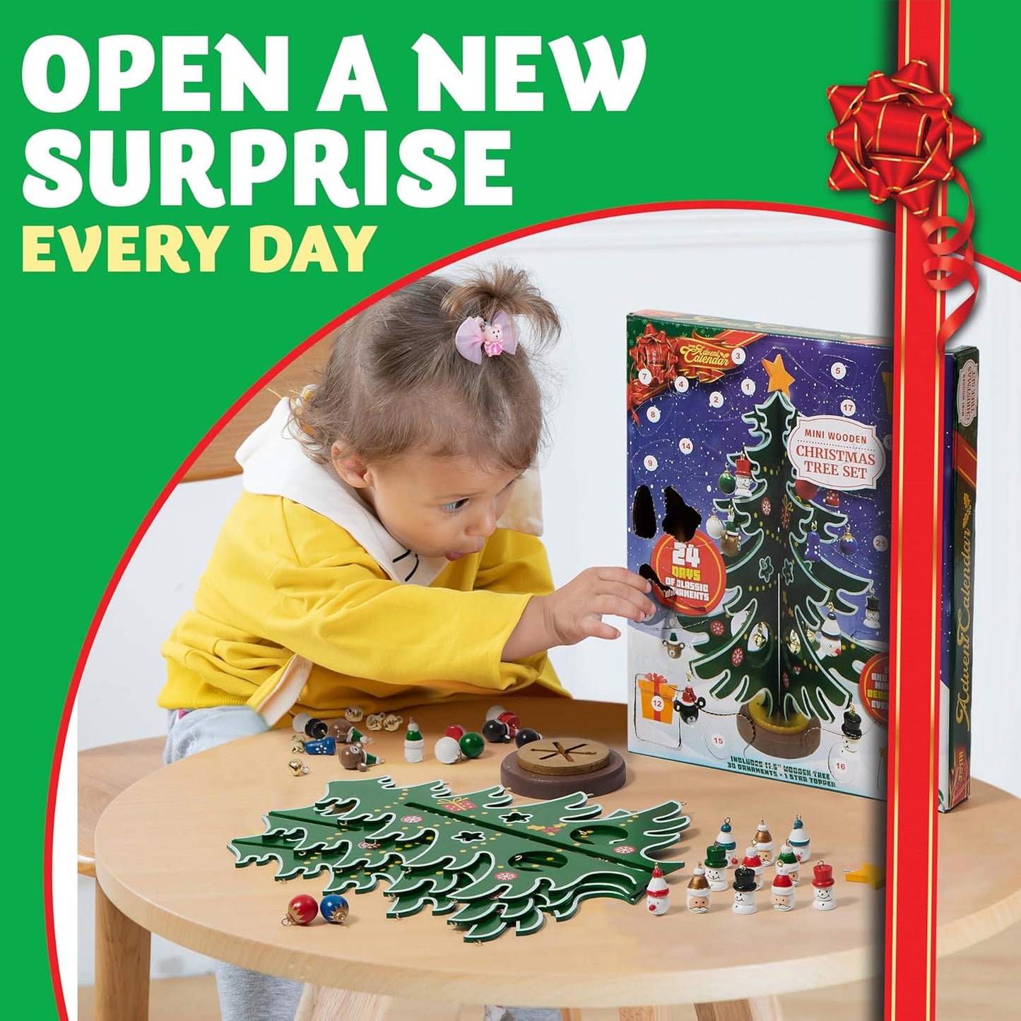 🔥Last Day 49% OFF - 🎅🎄24 Days Countdown Calendar with Christmas Tree